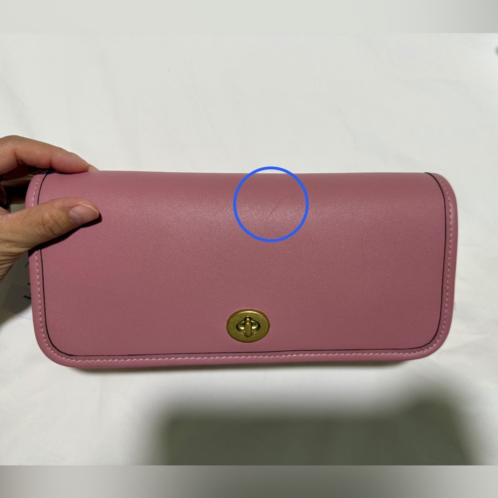 Coach NWT Dinky Shoulder Bag In True Pink CW641 - Picture 11 of 16